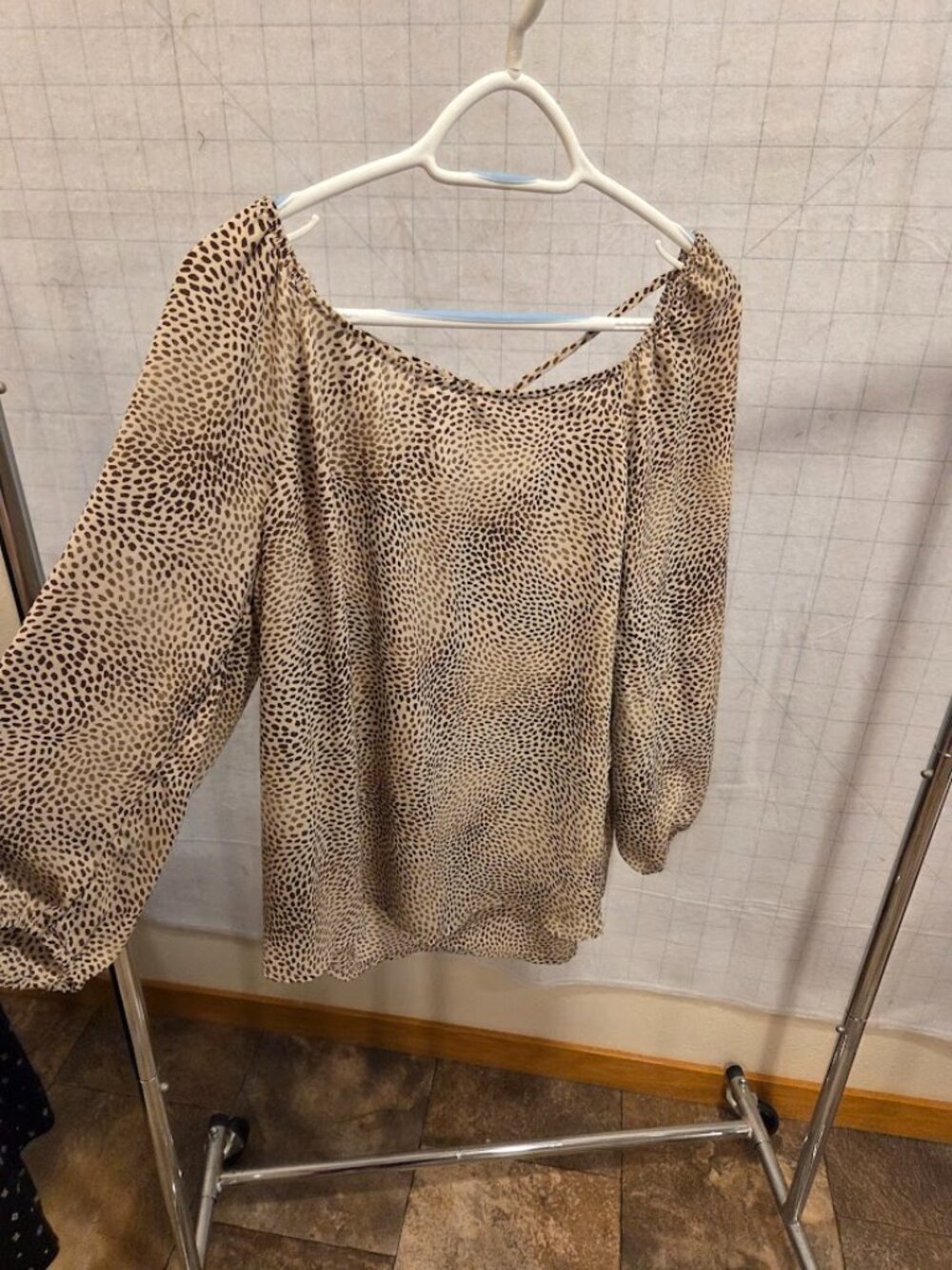Paper Moon Leopard Print Blouse